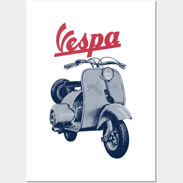 Vespa Wall Art by Toby Wilkinson